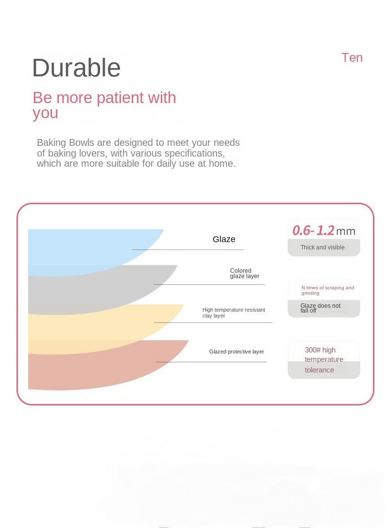 Bluejw Ramekins For Creme Brulee, Porcelain Ramekins Oven Safe, Classic Style Ramekins For Baking, Souffle Ramekins Bowls, Set Of 6 - Image 3
