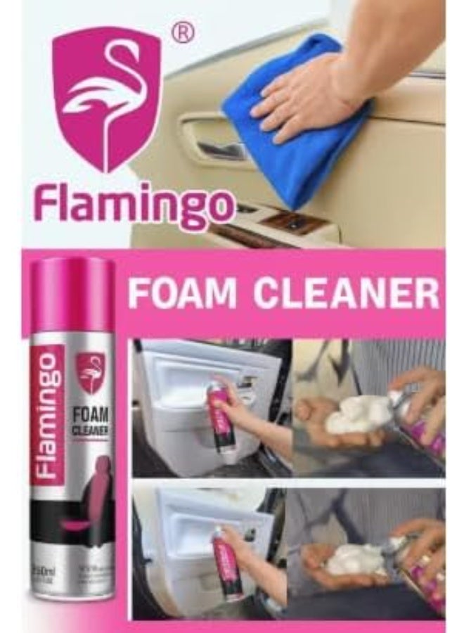 Flamingo Multi-Purpose Foam Cleaner (650ml) - Deep Cleaning for Car Upholstery - Image 3