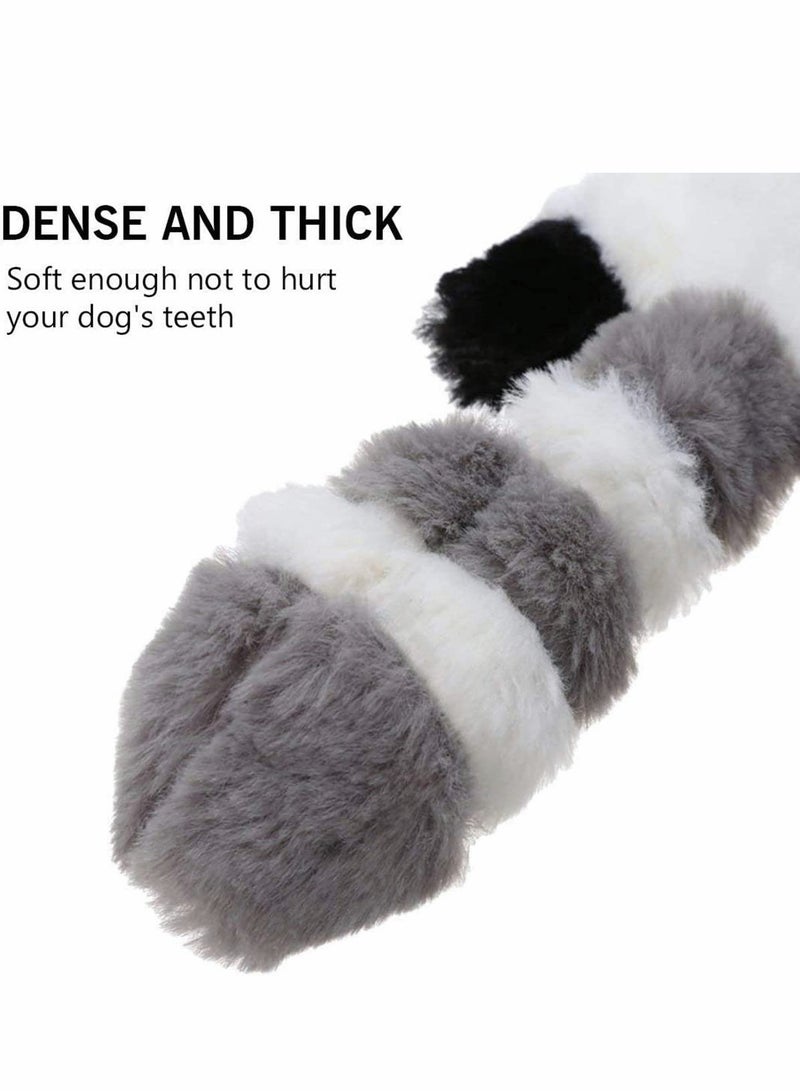 SOLARAE 2 Pack Dog Squeaky Toys 2 No Stuffing Toy and Two Plush with Stuffing for Small Medium Dog Pets - Image 3