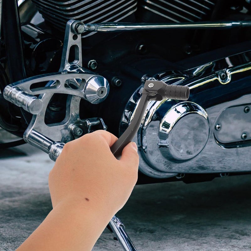 ذراع تبديل السرعات قابل للطي من سبائك الألومنيوم للدراجات النارية، متوافق مع دراجة Xr50 الترابية باللون الأسود - Image 5