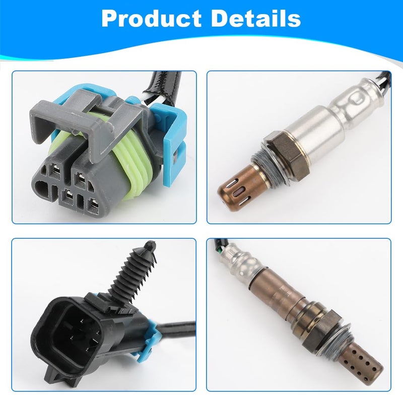 JDMON 2PCS Oxygen O2 Sensor Replacement for Chevrolet Equinox, Malibu, Captiva, GMC Terrain 2.4L L4 - Image 2