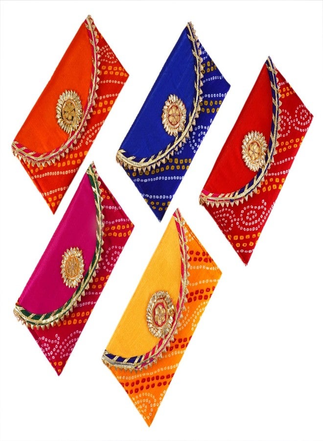 SUMERA WARQ Jaipuri Bandhej Bandhni Purse Women handbag Shagun Pouch Return Gifts|Return Gift Purse For Women - Image 5