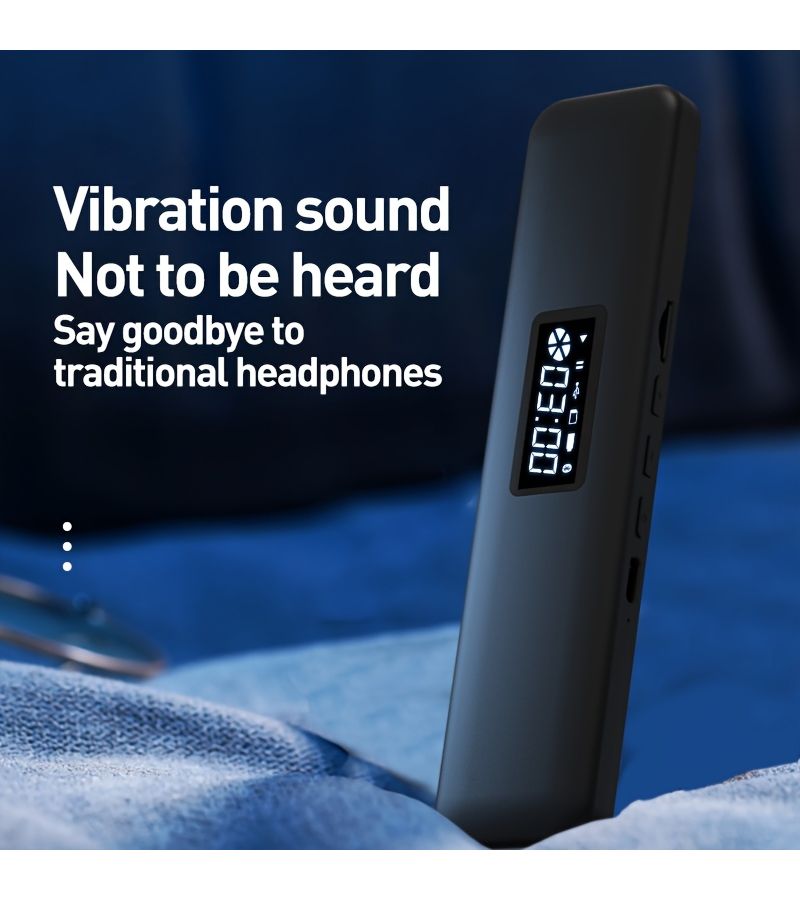 Black Bone Conduction Speaker Pillow for Sleeping - Image 3