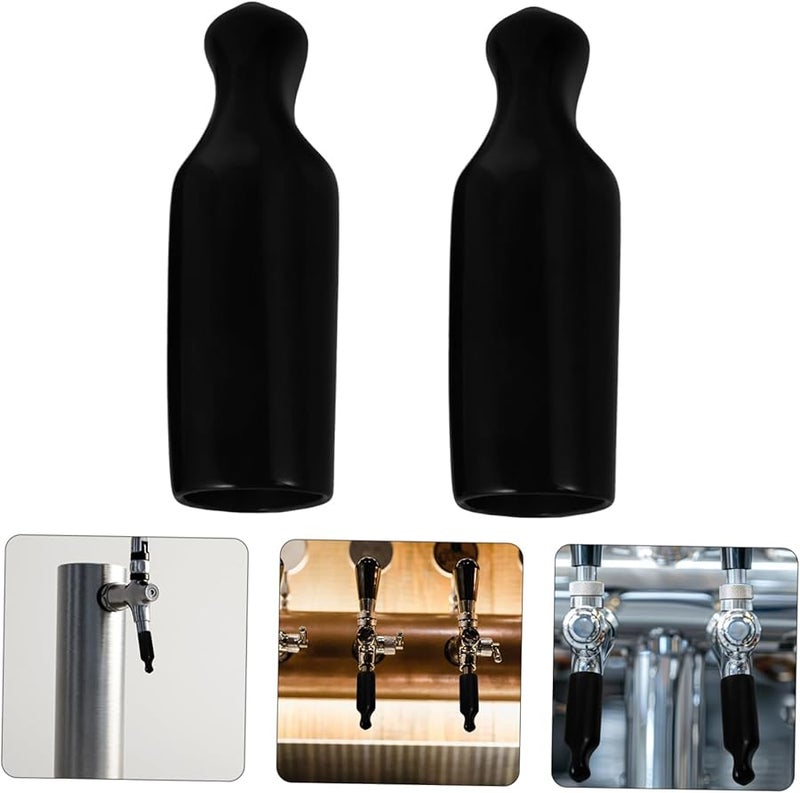 Zerodeko 2Pcs Reusable Plastic Beer Faucet Covers Tap Caps for Draft Beer and Juice Dispensers - Image 4