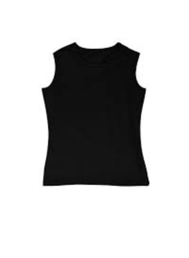 Comodo Women's Broad-shouldered Top, Black - Image 1