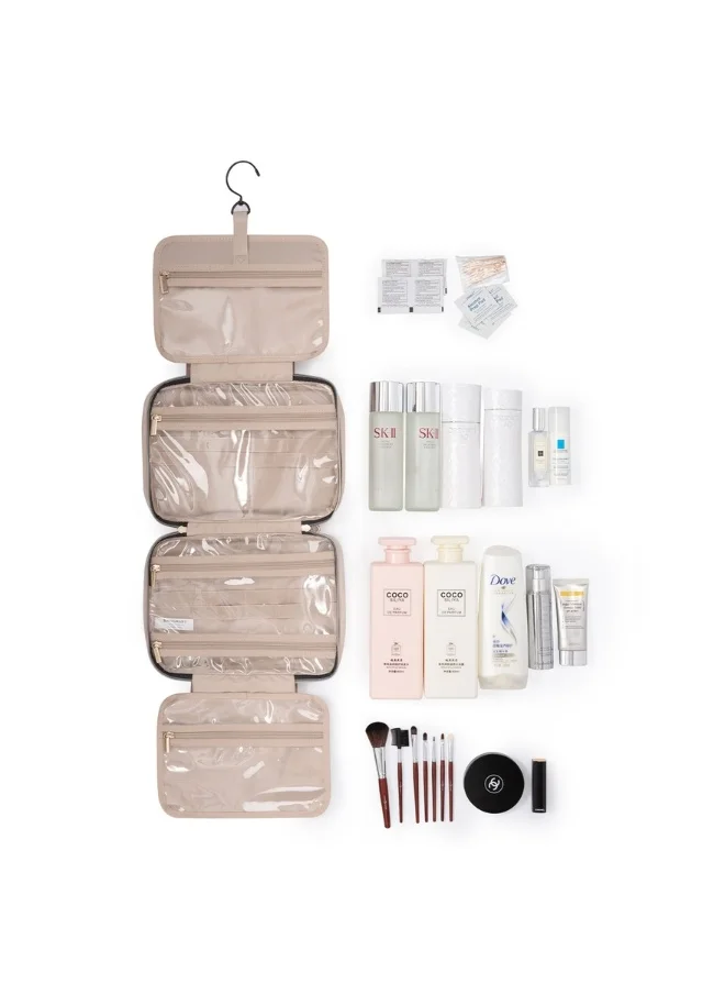 باج سمارت BAGSMART Light Pink The Space Saver Bonchemin Hanging Toiletry Bag