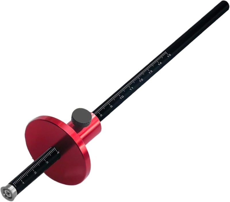 Aluminum Alloy Woodworking Scribe Tool Adjustable Marking Gauge Precision Furniture Making - Image 2