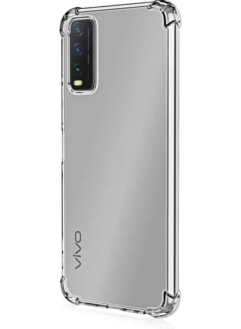 vesus ANTI-SCRATCH CLEAR TPU BACK COVER WITH CORNER BUMPERS FOR VIVO Y20/Y20I/Y20S/Y12S - Image 2