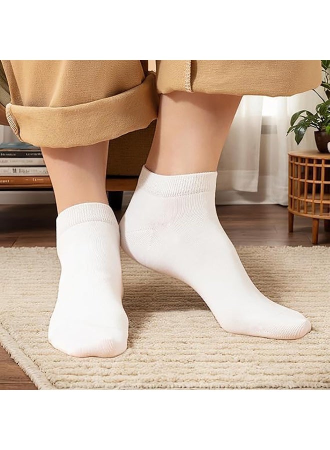 Relex 3 Pairs Cotton Socks, Low Cut Athletic Socks, Anti-Odor Sports Socks for All Season, Running Cotton Socks for Activity and Everyday Use, Sweat Wicking (One Size) - Image 4