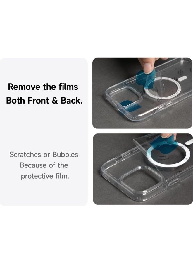 LEDIN Magnetic Clear Case for iPhone 14 Plus Compatible with MagSafe, Military-Grade Protection, Phone Bumper - Image 4