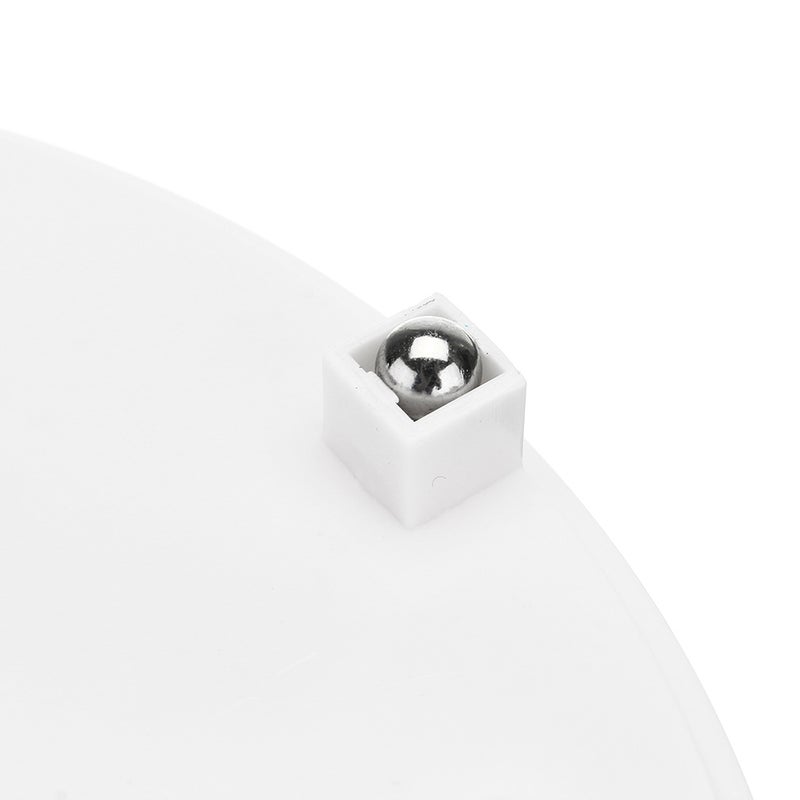 Round White Velvet Coping Electric Motorized 360° Rotating Display Stand Turntable - Image 4