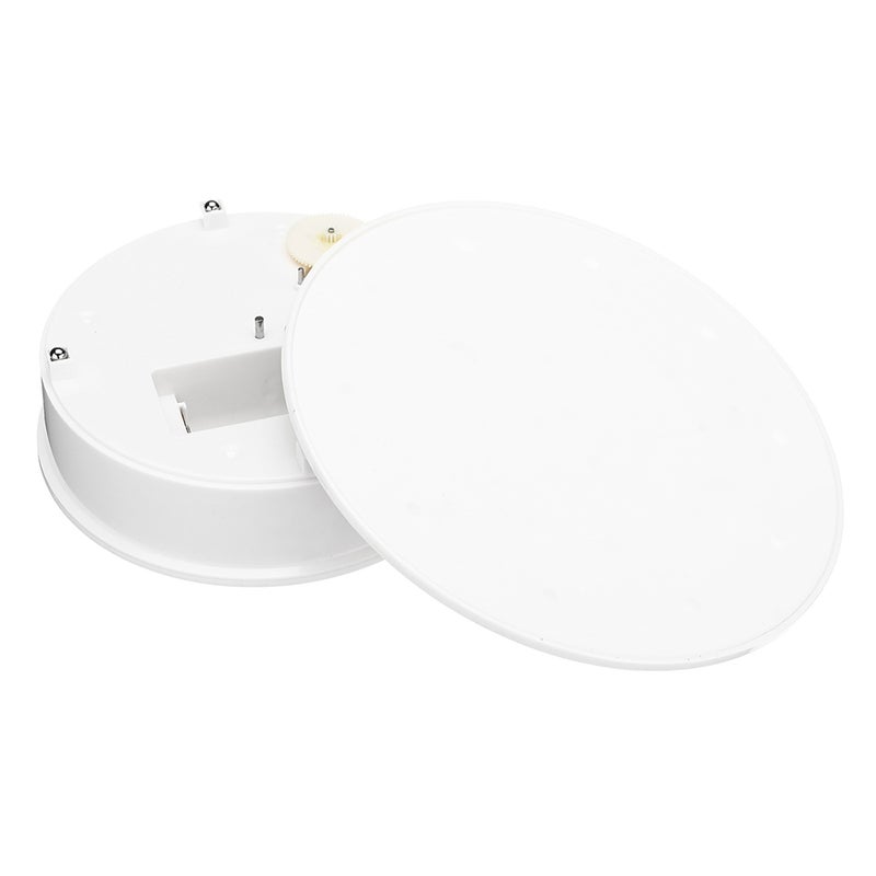 Round White Velvet Coping Electric Motorized 360° Rotating Display Stand Turntable - Image 5