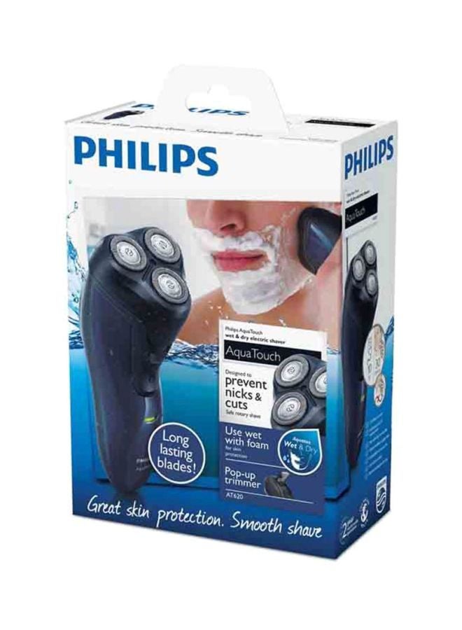 Philips AquaTouch Wet And Dry Electric Shaver Black/Blue - Image 3