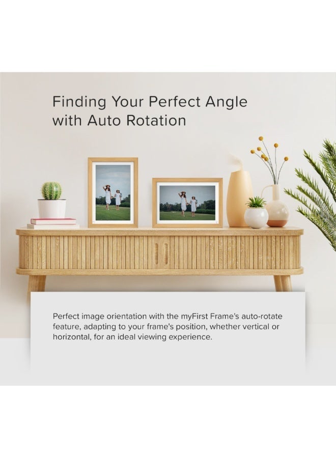 myFirst Smart WiFi Digital Photo Frame | myFirst Frame Live 10 Inch 1280x800 LCD Touch Screen | Auto-Rotate Portrait and Landscape, 32GB Memory with Cloud Storage, Share Moments Instantly via myFirst Circle App - Image 5