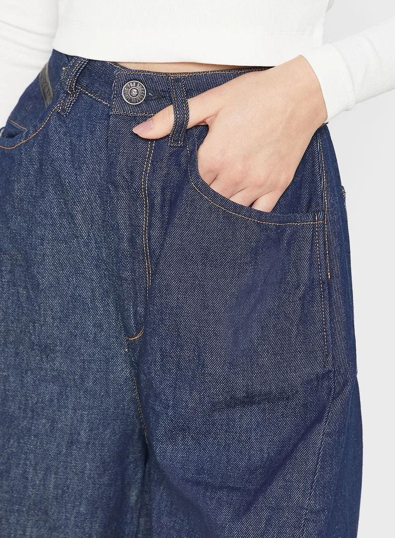 DIESEL High Waist Flare Denim Jeans