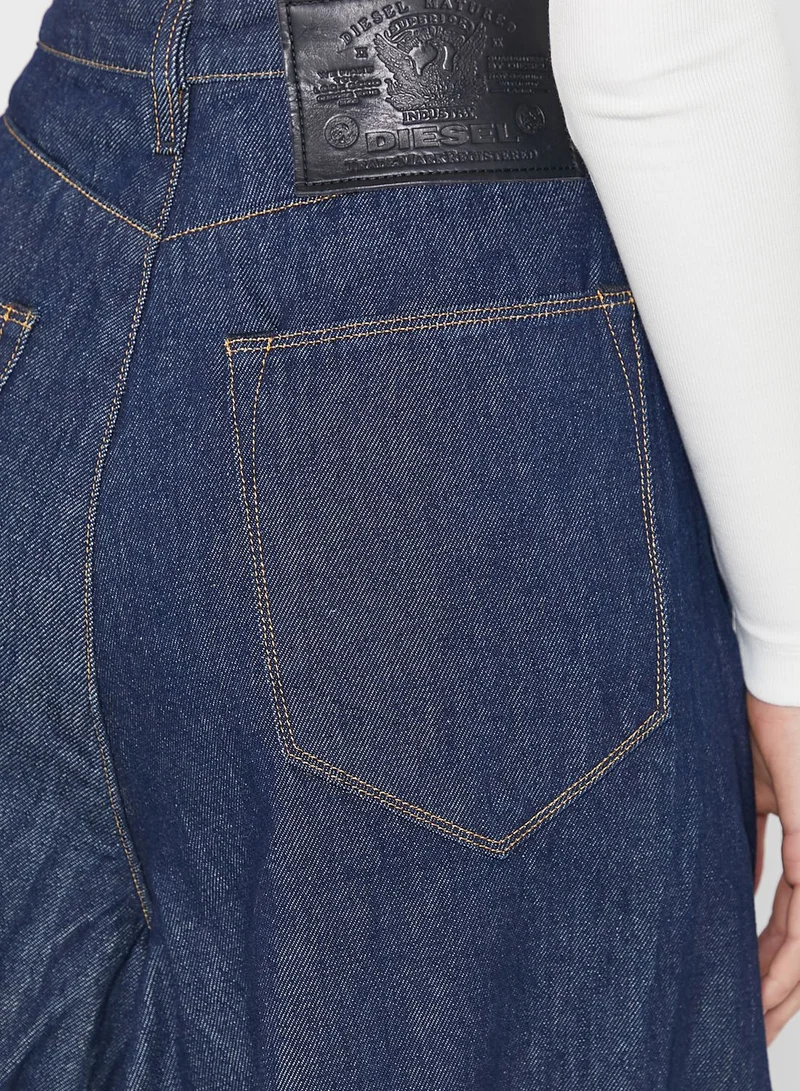 DIESEL High Waist Flare Denim Jeans