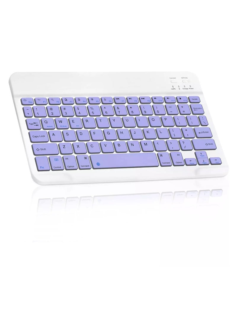 Generic Ultra-Slim Rechargeable Bluetooth Keyboard – 150 Hour – Aluminum Base – IOS / Windows / Android ( AR / EN )  - Image 1