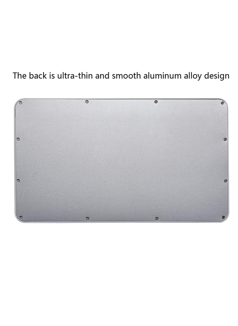 Ultra-Slim Rechargeable Bluetooth Keyboard – 150 Hour – Aluminum Base – IOS / Windows / Android ( AR / EN )