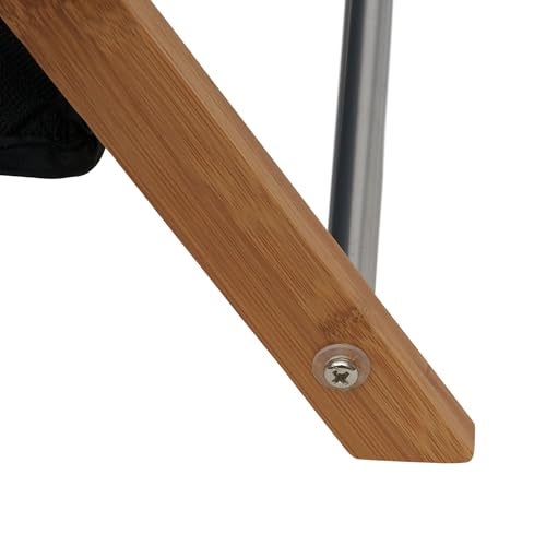 Household Essentials X-Frame Bamboo Hamper, Washable Black Liner and Bamboo Frame, and Renewable, Folds for Storage, Simple and Chic, Natural - Image 4