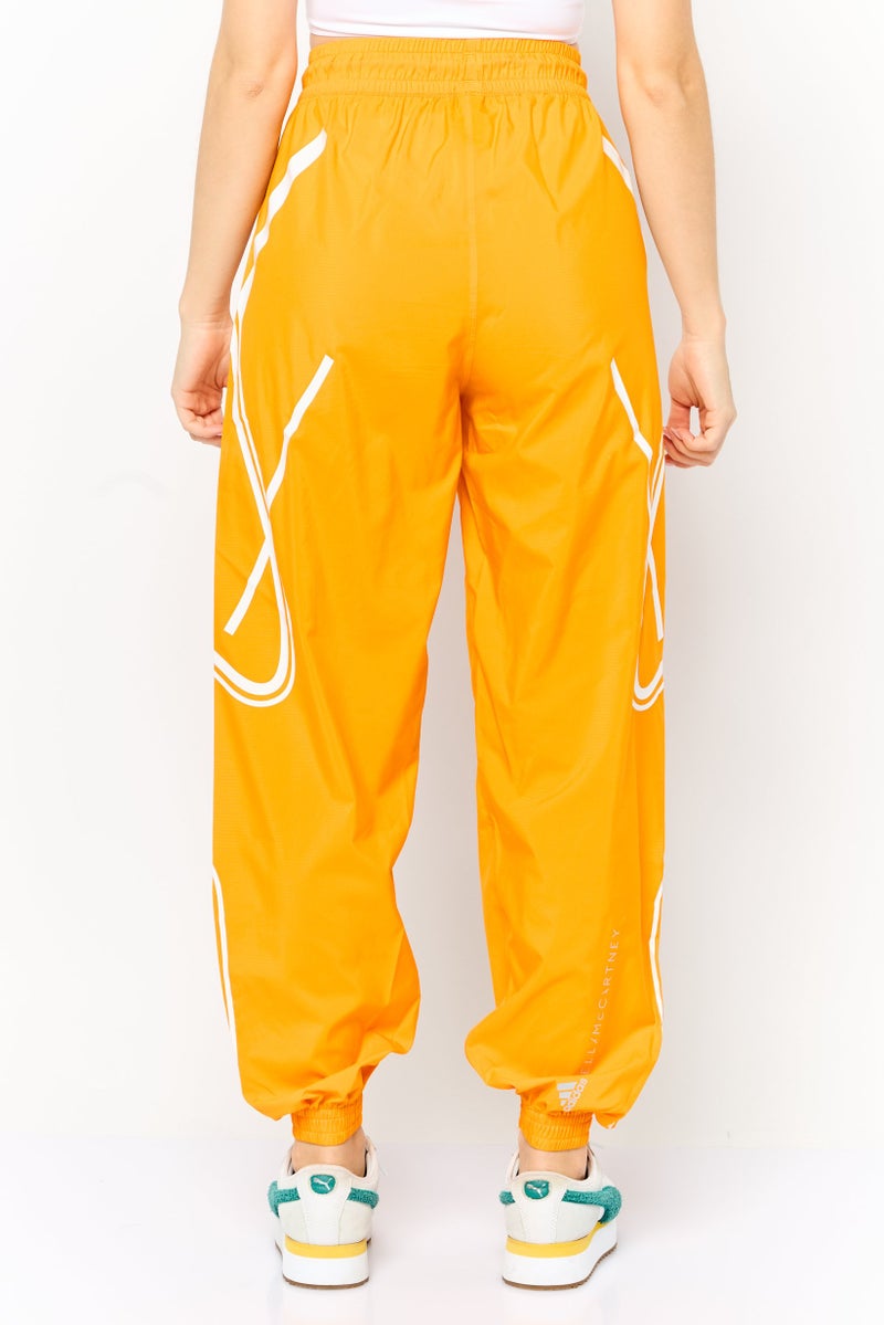 Adidas Women Sportswear Fit Outdoor Track Pants, Orange - Image 2