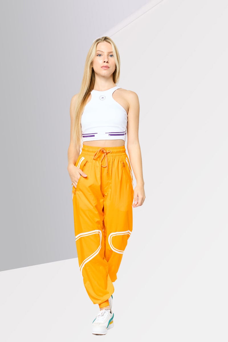 Adidas Women Sportswear Fit Outdoor Track Pants, Orange - Image 4
