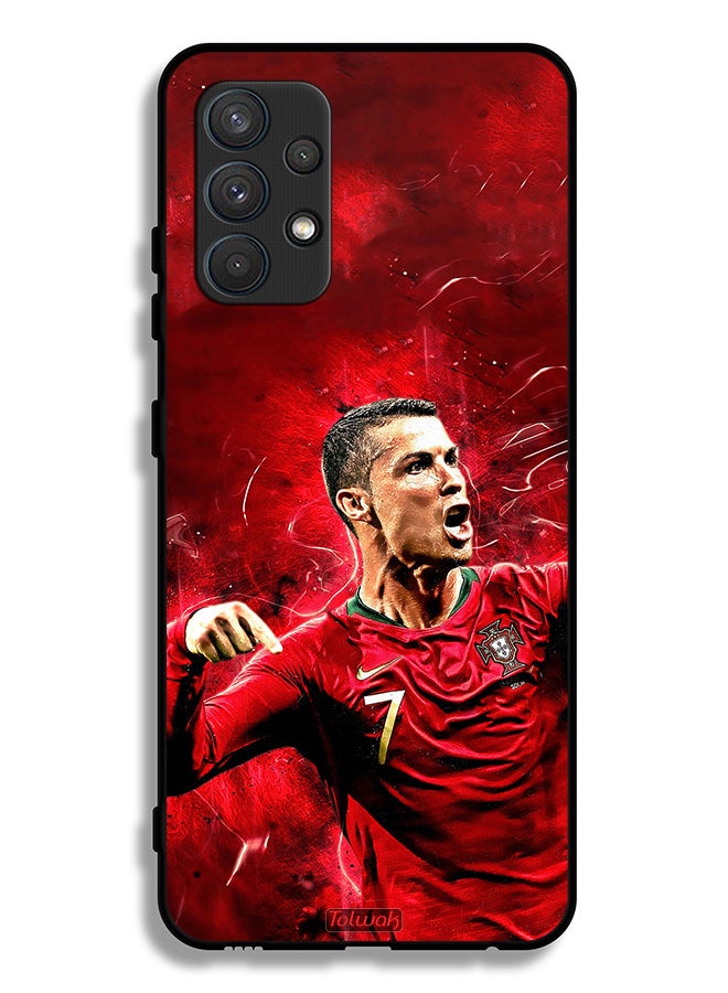 Tolwak Samsung Galaxy A32 4G Protective Case Cover Cristiano Ronaldo - Image 1