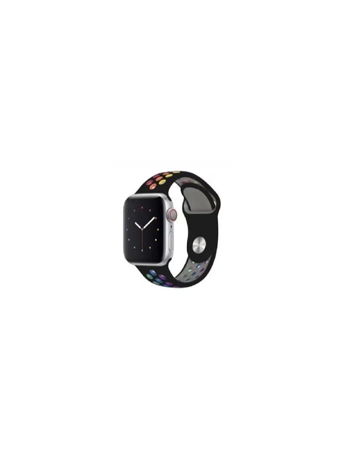 CATANES - Silicone Nike Sport Band for Apple Watch 38/40/41mm Black - Image 1