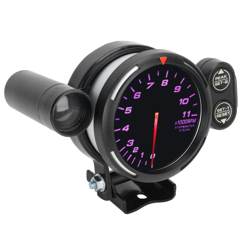 CNSPEED Car Tachometer LCD RPM Tacho Gauge - 7-Color Lighting Dial For Auto Modification - Image 4