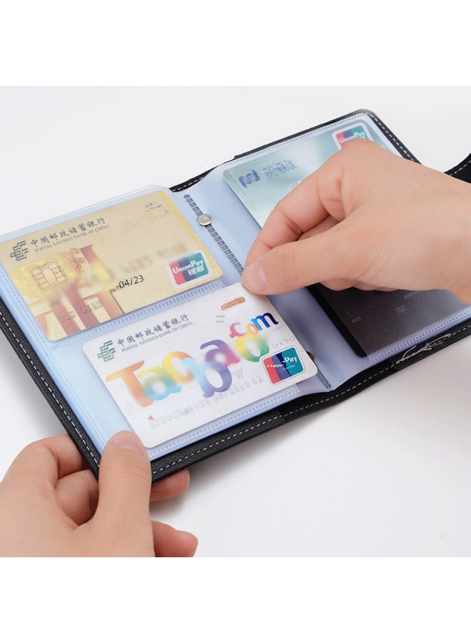Business Card Holder Large Capacity Portable Card Bag Card Book Business Card Storage Business Card Book Business Card Bag Card Holder Customized - Image 4