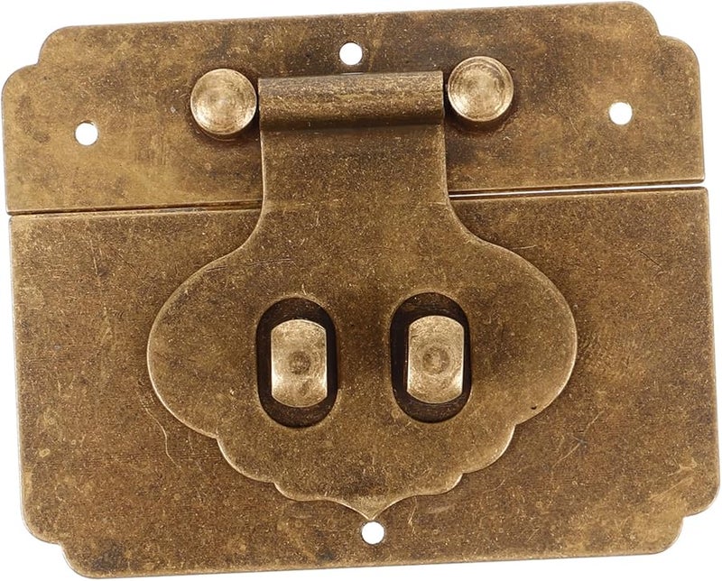 Vintage Jewelry Box Hasp Lock Antique Decorative Latch Retro Style for Cabinets Chests - Image 1