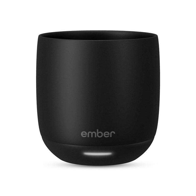 Ember Temperature Control Smart Cup 6 oz AppControlled Heated Coffee Cup Espresso Mug with 90 Min Battery Life Black