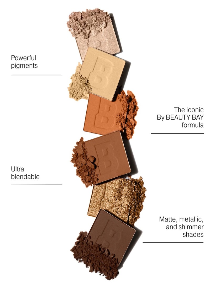 بيوتي باي لوحة ظلال عيون Beauty Bay Nude – 42 لون بدرجات نود طبيعية (مطفي + لامع) عالية التصبغ – ثبات طويل – الشكل الجديد - Image 5