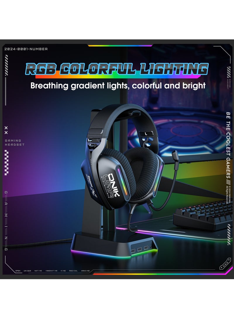 onikuma ONIKUMA X12 Professional Gaming Headset For PS4/PS5/XOne/XSeries/Nintendo Switch/PC  - Image 3