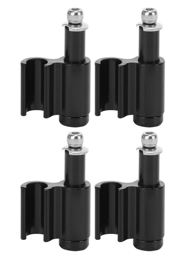 ريسك قطع RC113 محول سلك مقعد الدراجة من سبائك الألومنيوم السوداء، مشبك توجيه كابل الدراجة، حامل سلك - Image 1