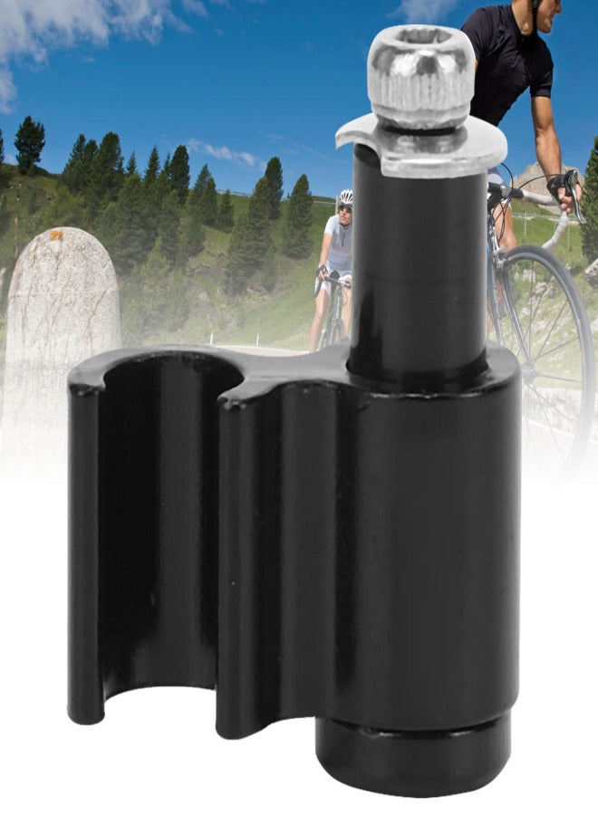 ريسك قطع RC113 محول سلك مقعد الدراجة من سبائك الألومنيوم السوداء، مشبك توجيه كابل الدراجة، حامل سلك - Image 5