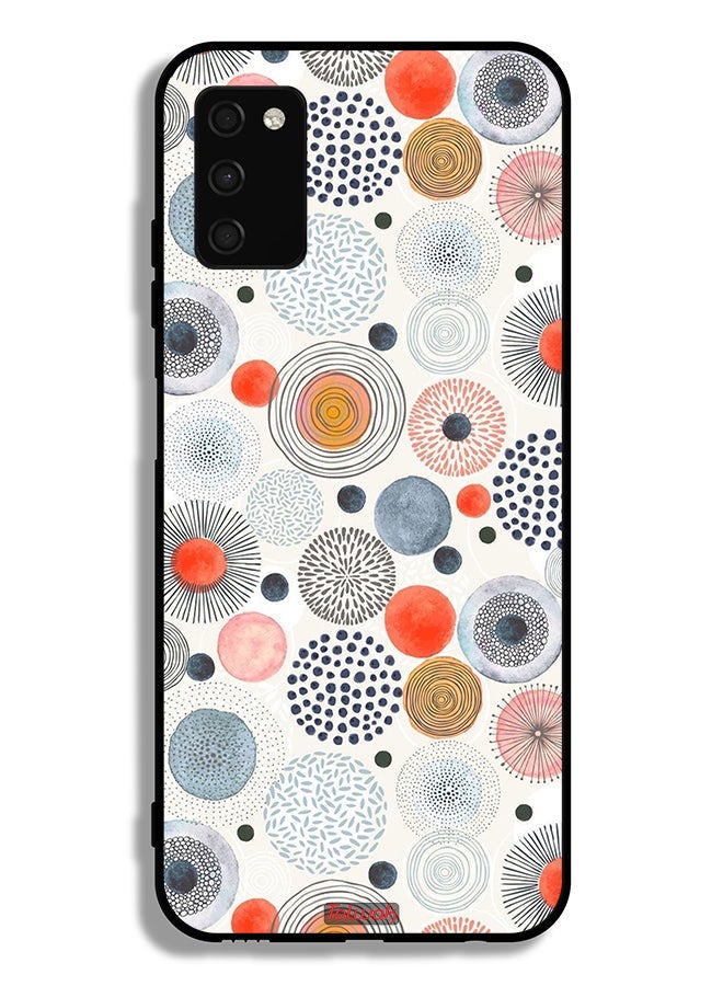 Tolwak Samsung Galaxy A02s Protective Case Cover Cotton Flowers Pattern - Image 1