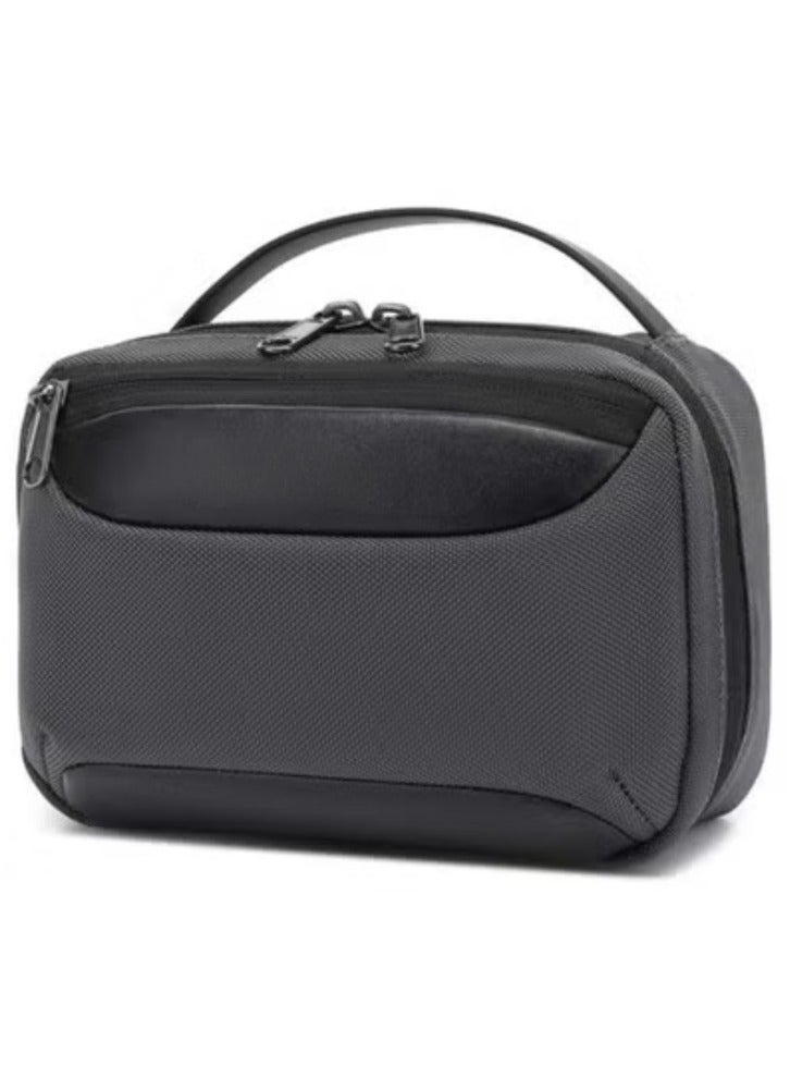 بوزو منظم ملحقات السفر لحفظ الأغراض الشخصية مثل الهاتف المحمول وبطاقة الهوية والأموال باللون الأسود - Image 1