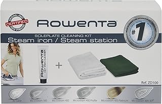 Rowenta ZD100 Non-Toxic Stainless Steel Soleplate Cleaner Kit for Steam Irons - Image 1
