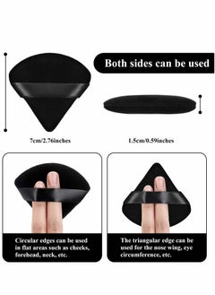 Powder Puff, Face Triangle Makeup Puff, For Loose Soft Body Cosmetic Foundation Sponge, Mineral Wet Dry Tool (Black, 12PCS) - pzsku/Z948F6798FCF90929D435Z/45/_/1657157814/49d029b8-0b22-4c4a-9aff-a7dd0bb22482