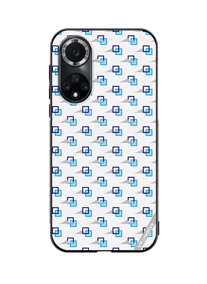VR CREATIVE Protective Case Cover For Huawei Nova 9 Pro Blue Cloud Design Multicolour  - Image 1