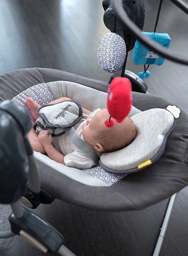 Baby Pillows for Newborn Sleeping Prevent Flat Head Nursery Head Shaping Infant Unisex Latex Pillow Head Protection Support - Image 2