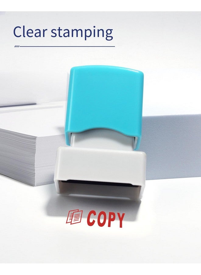 WAFJAMF Copy Stamp-Pre-Inked Office Stamp Copy Self Inking Rubber Stamp Red Ink-Medium  - Image 3