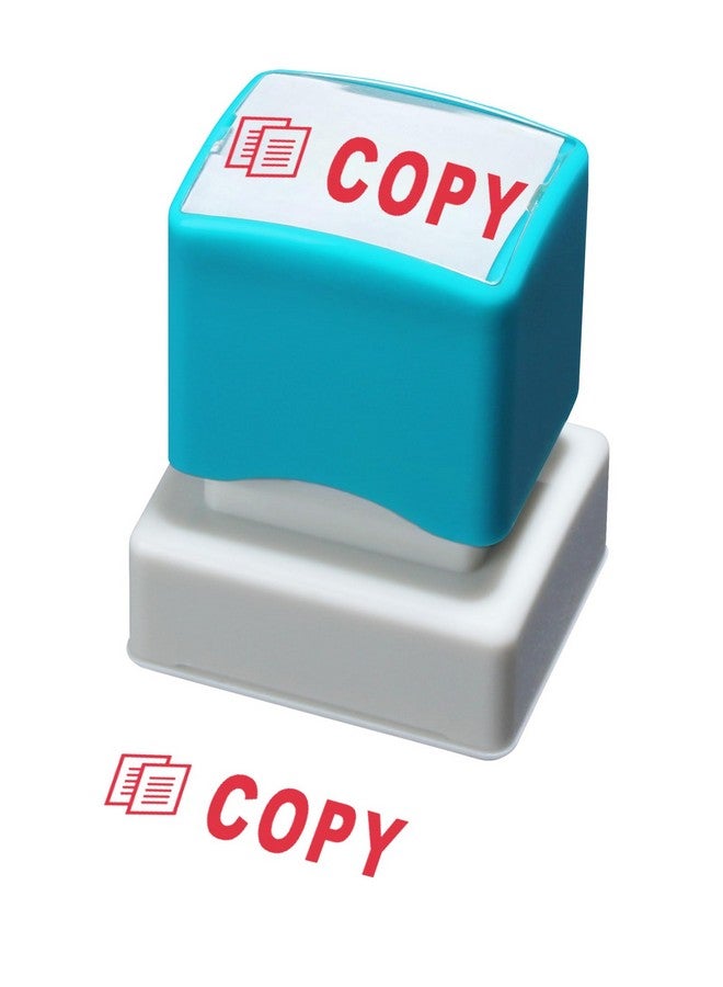 WAFJAMF Copy Stamp-Pre-Inked Office Stamp Copy Self Inking Rubber Stamp Red Ink-Medium  - Image 1