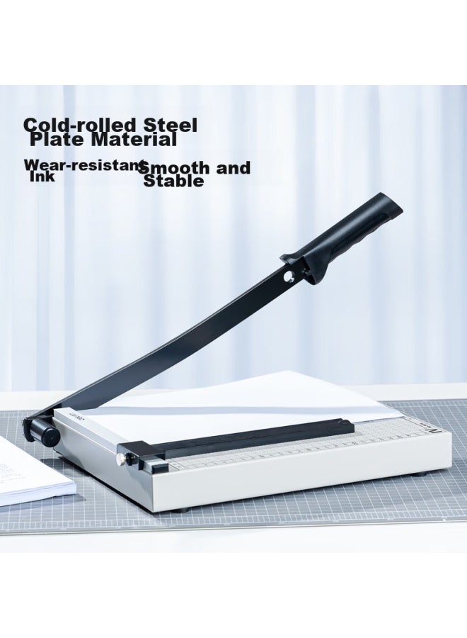 ديلي Deli Steel Paper Trimmer/قاطع ورق/مقص ورق/تمزيق ورق 300mm*250mm 8014 - Image 4