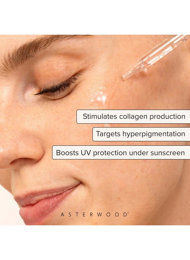 Asterwood Naturals Vitamin C Face Serum - with Hyaluronic Acid - Smoothing, Hydrating, Stimulates Collagen Production - Fragrance-Free - 8 Fl Oz - Image 2