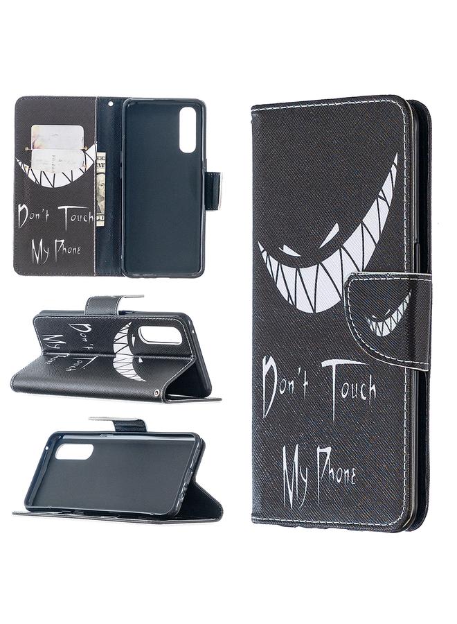 S-TOP Case For OPPO Reno3 Pro Colored Drawing Pattern Horizontal Flip Leather Case with Holder & Card Slots & Wallet - Image 1