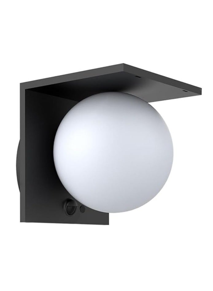 سانكس إضاءة جدارية خارجية - مصابيح جدارية تعمل بالطاقة الشمسية 1000 لومن/4000 كلفن، حديثة، تشغيل/إيقاف تلقائي، مقاومة للماء IP54، إضاءة ALS/TCS لمدة 6-8 ساعات، مصابيح جدارية للديكورات الخارجية والحدائق (م/4000 كلفن/1000 لومن) - Image 2