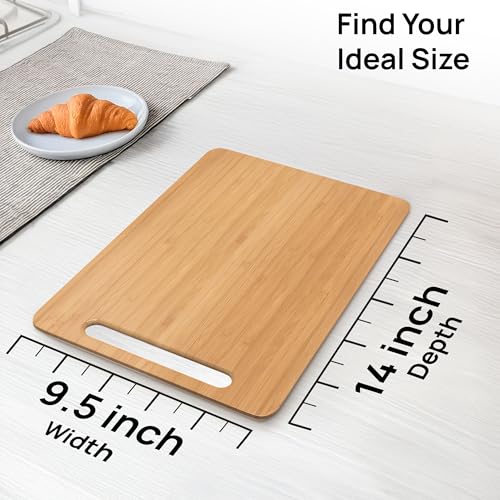 Ibyx Elegant Sliding Tray for Your Coffee Maker & Heavy Kitchen Appliances - Sturdy, Slides Easily from Under The Cabinet (Natural, 9.5”W x 14”D) - Image 3