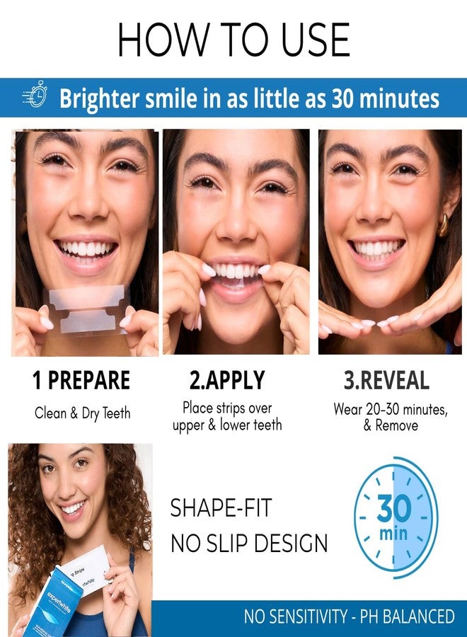 Expertwhite MaxStrips - Teeth Whitening Strips – 12% Peroxide, no-Slip Dryfit Strip, pH Balanced, Enamel Safe, Zero Sensitivity, Non-Residue whitening Strips. (28 Strips, 14 Treatments - Image 4