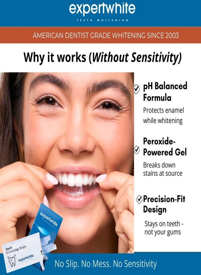 Expertwhite MaxStrips - Teeth Whitening Strips – 12% Peroxide, no-Slip Dryfit Strip, pH Balanced, Enamel Safe, Zero Sensitivity, Non-Residue whitening Strips. (28 Strips, 14 Treatments - Image 3